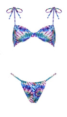 Raissa Rainbow Tie Dye Bikini by Capittana