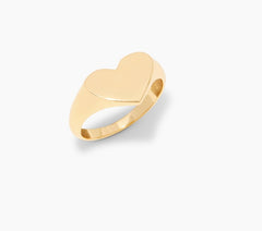 Louise Heart Signet Ring by Gorjana