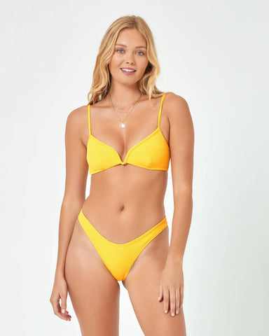 Stella Top & Jayce Bottom By X Hanna Montazami in Daisy Yellow by L*Space